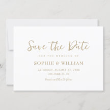 Goud & Wit Mooie Elegante Bruiloft