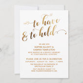 Goud Wit om te hebben & om post-huwelijksgebeurten Kaart (Voorkant)