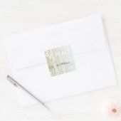 Goud Wit Ombre Liefde Peace Gift Label (Envelop)