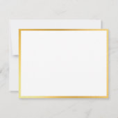 Goud Wit Trendy Sjabloon Modern Design Elegant (Achterkant)