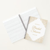 Goud & Wit  Vrijgezellenfeest Bruiloft Notitieboek (Binnen)