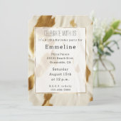 Goud Wit Zuidwest Koeienhuid Kaart (Staand voorkant)