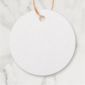 Goud & Witte Afsluitingsfeest Bedankjes Labels (Achterkant)