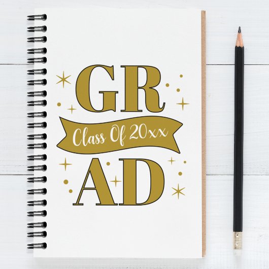 Goud & Witte Afstudeerfeest Planner