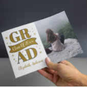 Goud & Witte Afstuderen Aankondiging