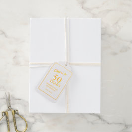 Goud Witte Art Deco Sweet Sixteen Verjaardag Cadeaulabels