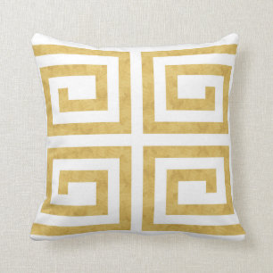 Goud-witte decor-zachte Kussens