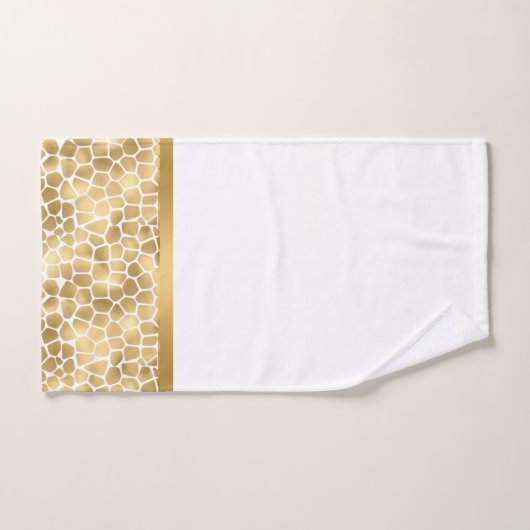 GOUD WITTE DIERENBEELDKAMER BAD HANDDOEK (Handdoek)