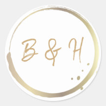 Goud & Witte Glanzende Glam Moderne Minimalistisch