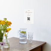 Goud Witte Honeymoon Fonds Bruiloft Folie Afdrukken (Laag (Keuken))