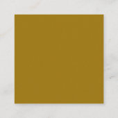 Goud Witte Kleur Minimalistische Bruidsdouche Informatiekaartje (Achterkant)