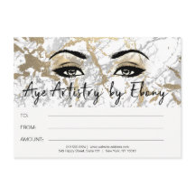 Goud Witte Marmer Make-up Schoonheid Certificaat E