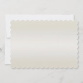 Goud witte parels Bewaar de datum Kaart (Achterkant)