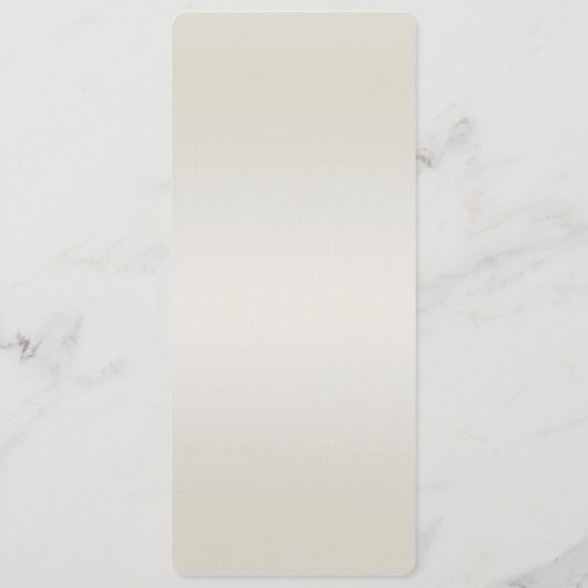 Goud  Witte Parels Menu (Achterkant)