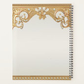 Goud Witte Parels Planner (Achterkant)