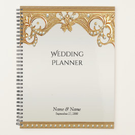 Goud  Witte Parels Planner