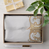 Goud  witte parels Tissue Paper Tissuepapier (Geschenk)