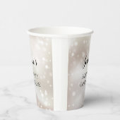 Goud Witte Sterren Eerste Heilige Communie Papieren Bekers (Rechts)