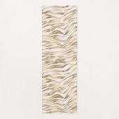 Goud Zebraprint Blush Yogamat (Voorkant)