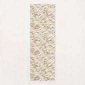Goud zebraprint yogamat (Voorkant)