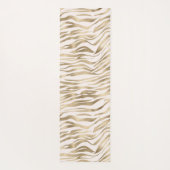 Goud zebraprint yogamat (Achterkant)