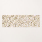 Goud zebraprint yogamat (Voorkant (horizontaal))
