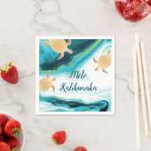 Goud Zee | Mele Kalikimaka | Kerstmis Servet (Insitu)