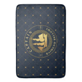 Goud Zeilschip Badmat (Voorkant Verticaal)