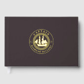 Goud Zeilschip Gastenboek (Voorkant)
