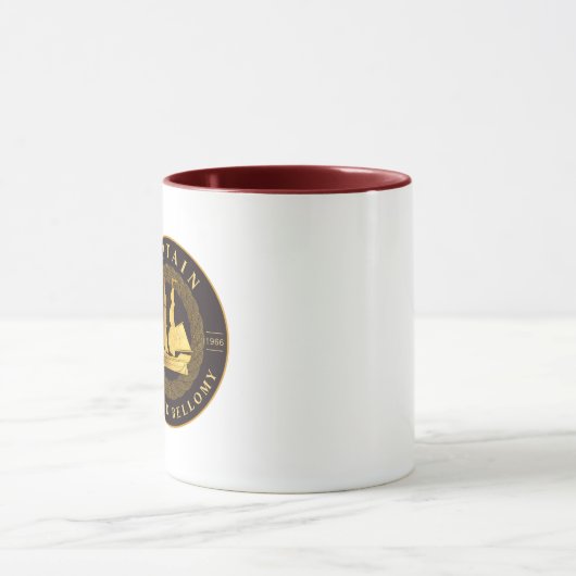 Goud Zeilschip Mok (Midden)