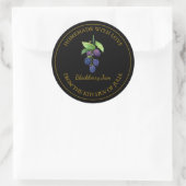 Goud Zelfgemaakt BlackBerry Jam Label | Zwart (Tas)