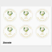 Goud Zelfgemaakt bloemkool augurk Label | Wit (Vel)