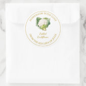 Goud Zelfgemaakt bloemkool augurk Label | Wit (Tas)