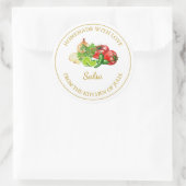 Goud Zelfgemaakt Salsa Label | Wit (Tas)