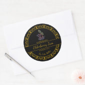  Goud Zelfgemaakte Elderberry Jam Label (Envelop)