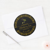 Goud Zelfgemaakte Elderberry Jam Label (Envelop)