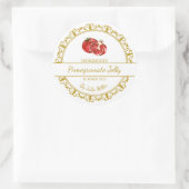  Goud Zelfgemaakte Granaatappel Jelly Label (Tas)