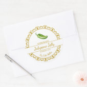  Goud Zelfgemaakte Jalapeno Jelly Label (Envelop)