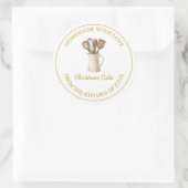 Goud Zelfgemaakte Keuken Zakelijk Label | Wit (Tas)