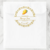 Goud Zelfgemaakte Mango Jam Label (Tas)