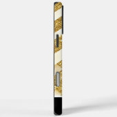Goud zigzagpatroon gloeit helder Case-Mate iPhone case (Achterkant / Rechts)