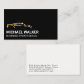 Goud Zilver Auto Logo Visitekaartje (Voorkant / Achterkant)