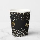 Goud Zilver Confetti 100ste Verjaardagsfeest Papieren Bekers (Rechts)