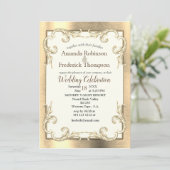 Goud, zilver en messing  kaart (Staand voorkant)