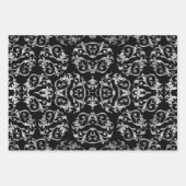 Goud zilver en Paarse moeder van parelCollectie Inpakpapier Vel (Voorkant 2)