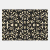 Goud zilver en Paarse moeder van parelCollectie Inpakpapier Vel (Voorkant)