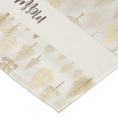 Goud Zilver Kerstbomen Tafelloper (Hoek)