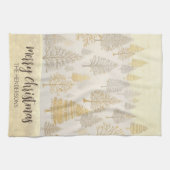 Goud Zilver Kerstbomen Theehanddoeken Theedoek (Horizontaal)