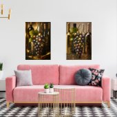 Goud Zilver Koper Druiven & Wijn Grafische Kunst Muurkunst Sets (Woonkamer)