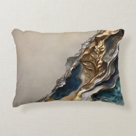 Goud Zilver Luxe Marmer Huisdecoratie Cadeau Accent Kussen